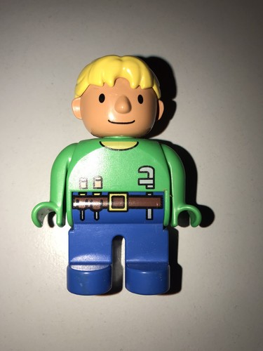 Lego duplo figur - figur wendy, grün