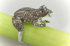 Ring Frosch Tier Motiv mit