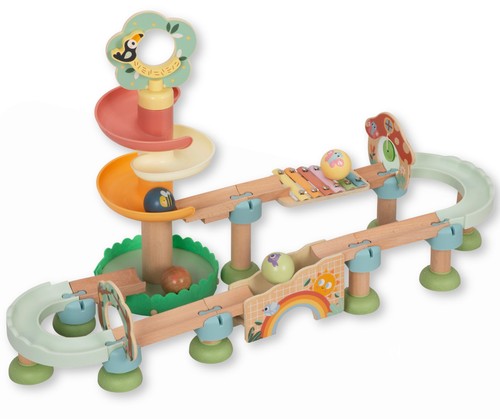 Holz murmelbahn kugelbahn - holz,