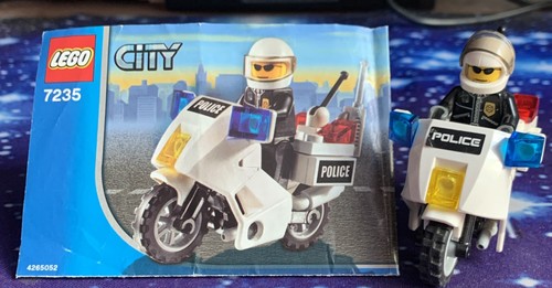 Lego city 7235 polizeimotorrad - city,