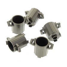 5x Lego Tonne klein 2x2x2 alt-dunkel grau Container Müll Eimer 7897 243927 2439