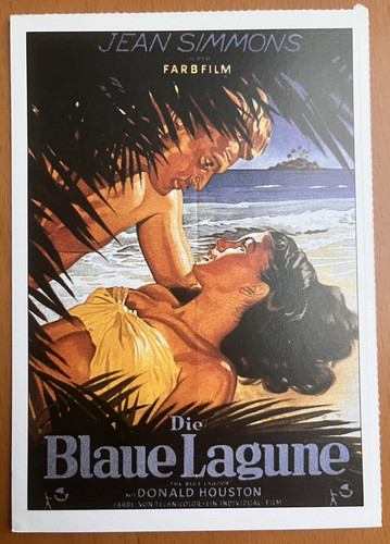 Die blaue lagune filmkarte - die,