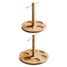 Holz Verkostung Bier Glas und Serviertablett Getränkehalter Träger zum Sammeln