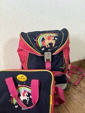 Step by Step Mädchen Schulranzen Set mit Sporttasche *Einhorn* guter Zustand