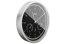 Mebus Funkwanduhr mit Thermo