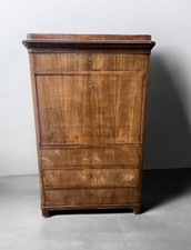 Biedermeier Sekretär In Kirschbaum Antik Mit Geheimfächer