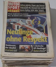 Motorsport aktuell, Jahrgang