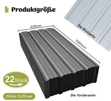 22x Trapezblech 10m²