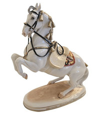 AUGARTEN WIEN Porzellan Figur / Steigendes Pferd /  "Levade", Karin Jarl