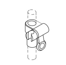 HEWI Ersatzteil für Brausehalter 950.33.E0194-92 Anthrazitgrau