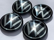 Original VW T Cross C11 Klein 55mm Rad naben kappen Felgen Deckel Emblem Schwarz