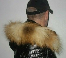 Rotfuchs Pelz Kapuze Besatz Echt Fell Kragen für Parka Jake Fuchs Fellstreifen 