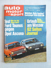 AMS 27. Feb 1971 # 5 Ford Taunus, Opel Ascona, Ford Capri RS, BMW 2002 Cabriolet