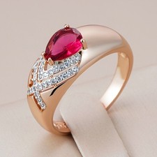 Ring vergoldet mit 585er