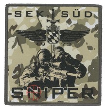 Abzeichen Patch Polizei Bayern SEK Spezialeinsatzkommando Süd Scharfschütze