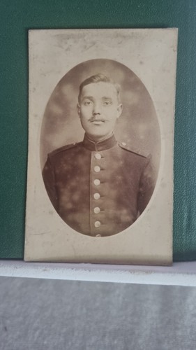 Orig cdv soldat - soldat, uniform