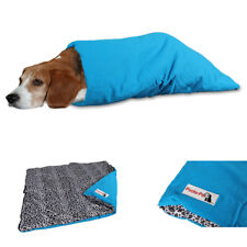 Hundedecke Hundeschlafsack 76 x 81 blau Decke weich Katzendecke waschbar 30° 