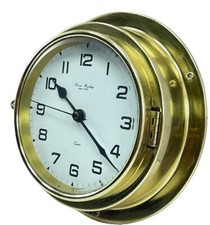 Datema Delfxijl Brass Clock