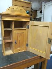 Weichholz Wandschrank,Antiker Jugendstil Hängeschrank,Apothekerschrank,Schrank