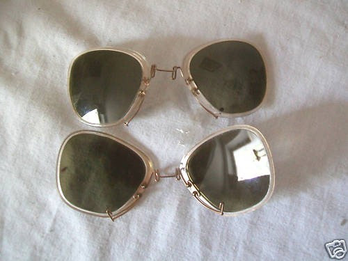 Vintage brillenaufsatz - 2x,