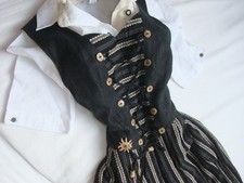 Alphorn Dirndl Trachtenkleid Balkonett Landhauskleid Kleid Dirndel Gr. 42