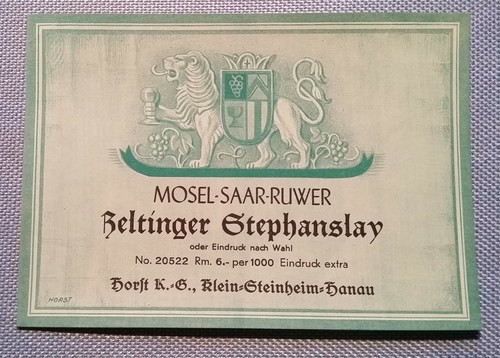 Old wine label sample - old,