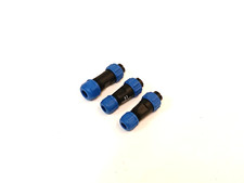 3x Weipu SP13 3 pin Wasserdichtes Kabelkupplungs Buchsen Steckverbinder SP 13