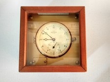 GLASHÜTTE MUHLE SCHIFF CHRONOMETER UHR IN HOLZBOX