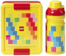 LEGO Trinkflasche + Brotdose LUNCH SET BRICK PATTERN