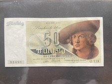 Deutschland, DM  Banknote für