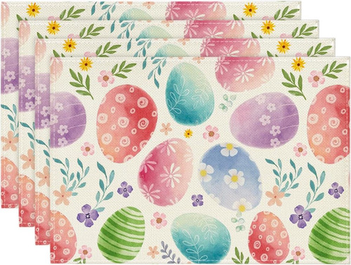 Aquarell ostereier ostern 4er - ostereier,