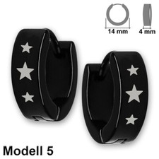 1 Paar Creolen Edelstahl