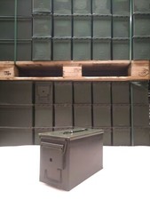 ORIGINAL Munitionskiste Munitionsbox Metallkiste Behälter Metallbox BW angeln