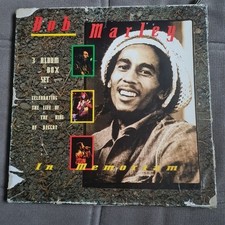 BOB MARLEY In MEMORIAM 3x VINYL BOX Sammlung Punk
