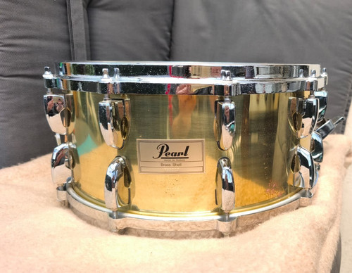 Pearl brass 14x6 snare - brass,