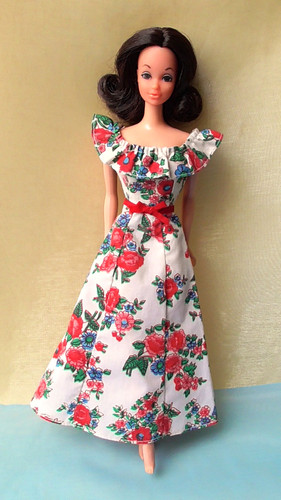 Vintage barbie maxikleid mit - vintage,