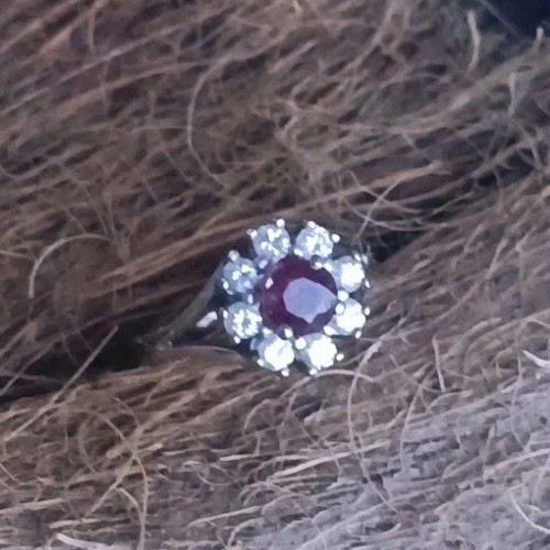 Goldring weiß 585 karat - goldring, 14