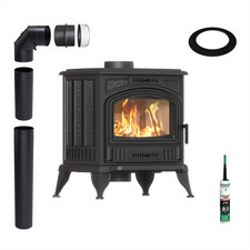 Kaminofen Gusseisen KRATKI K6 ECO Ø 150 6,5 kW