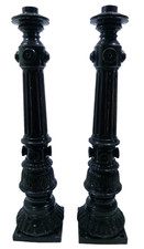 Säulen Treppe Blumenaufsatz