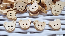 5/10/25 HOLZ TEDDYBÄR KNÖPFE
