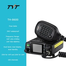 TYT TH-8600 Dual Band Mini IP67 Mobile Transceiver Waterproof Car Radio 2M/70CM