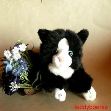 kuschelige KATZE Plüschkatze Teddy Hermann Hirschaid