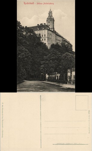 Ansichtskarte rudolstadt - ansichtskarte,