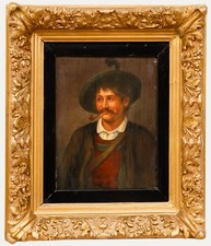 Max Kuglmayr (1863-c.1930) - 1907 Öl, Porträt Eines Pfeife Rauchenden Mannes