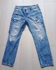 Red Bridge RB-171 Herren Jeanshose Straight Cut Jeans Destroyed hellblau W36 L32