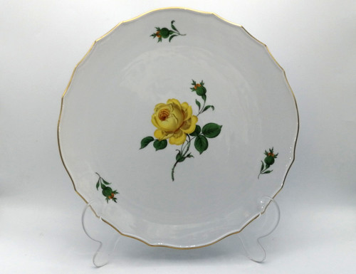 Meissen gelbe rose - meissen,