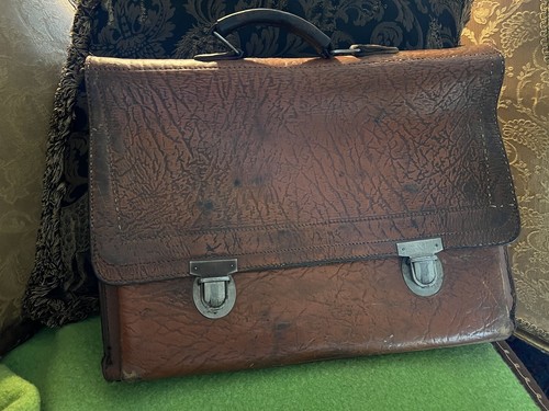 Alte leder tasche ddr - tasche, gdr