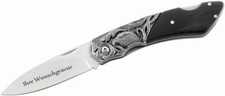 Herbertz Taschenmesser Back Lock, Adler-Motiv , mit persönlicher Gravur