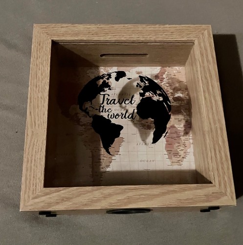 Spardose geschenk rahmen holz - spardose,