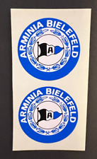 Arminia Bielefeld Aufkleber Sticker Set - 2 Logos Bundesliga Fussball #302